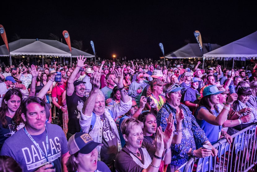 Were there some Texans in the crowd? Surely. But people came from all over to hear Texas...