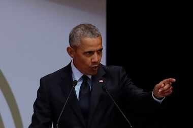 Former President Barack Obama delivered the 16th Annual Nelson Mandela Lecture last month at...