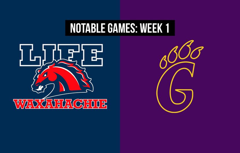 Notable games, Week 1 of the 2020 season: Life Waxahachie vs. Godley.