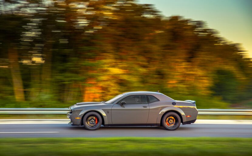 The 2018 Dodge Challenger SRT Demon comes with only a driver's seat.