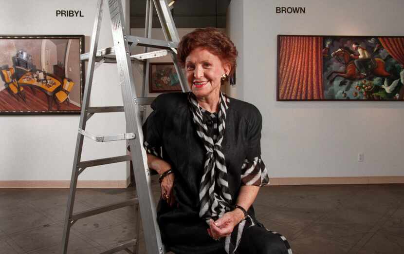 Edith Baker was a longtime Dallas gallery owner and a recipient of the Legend Award. 
