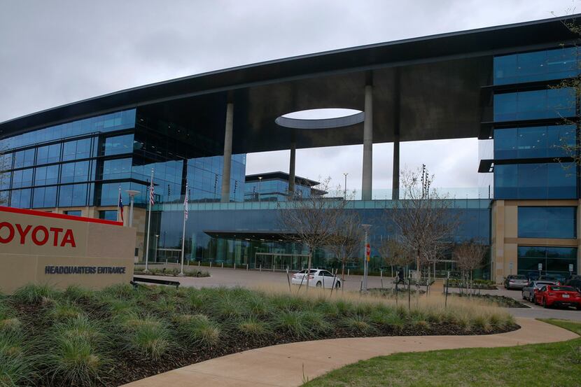 Headquarters of Toyota in Plano, Texas on March 28, 2018.