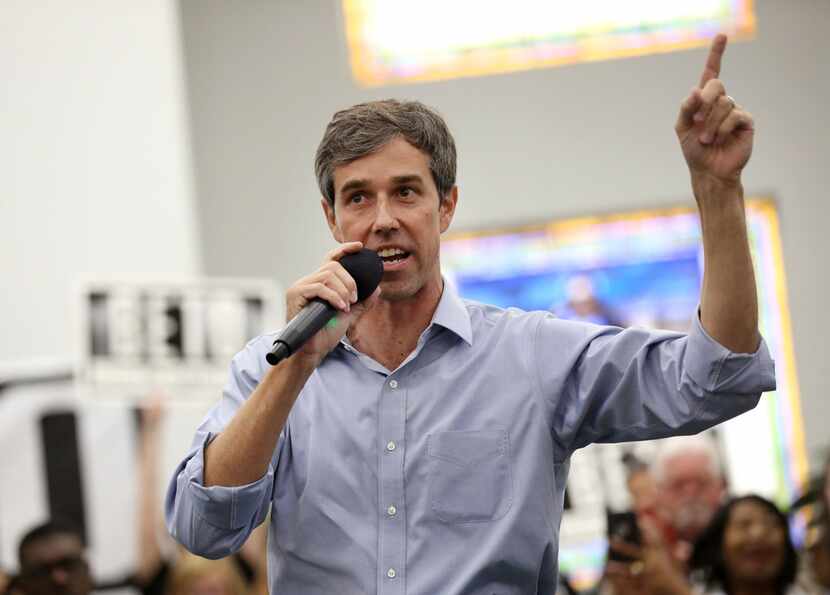 Democratic Senate candidate Beto O'Rourke has accused Sen. Ted Cruz of being "all talk and...
