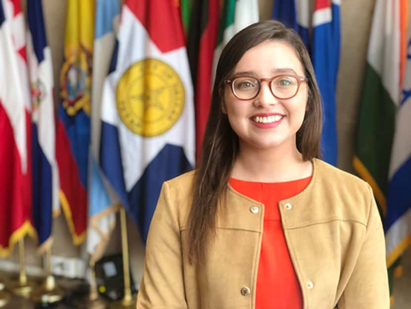 Abigaíl Flores, estudiante de UT Dallas, participó en el programa en 2016. CRISHTBEL...