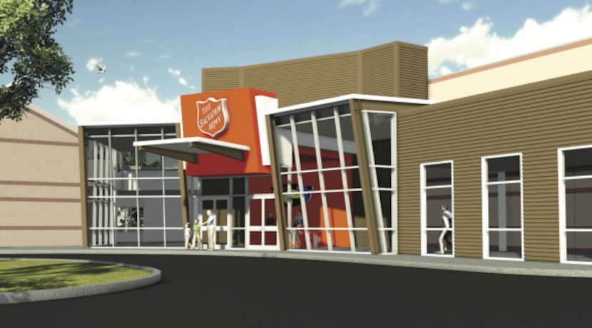 An artist rendering shows the area's first Salvation Army Youth Education Town in Arlington....