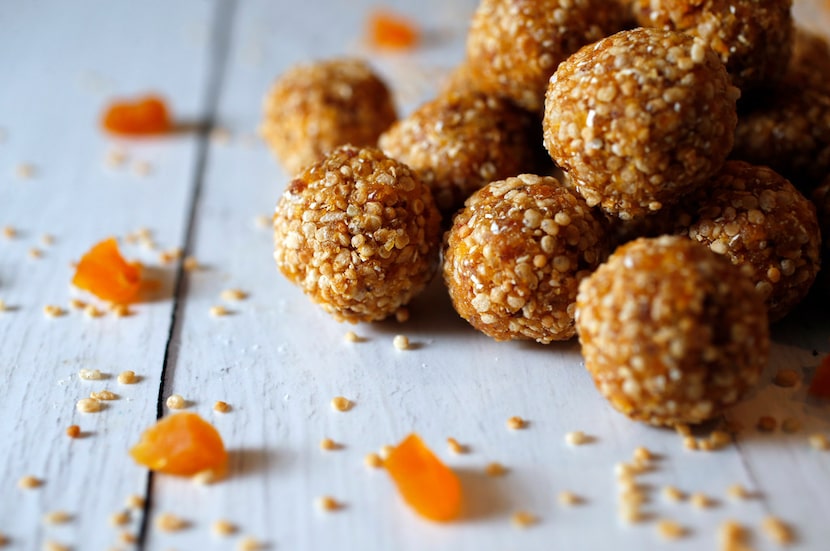 Nut-Free Apricot Quinoa Energy Bites