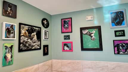 You might have a portrait of your dog. Owner Will Gibson has more than a dozen, all hung in...