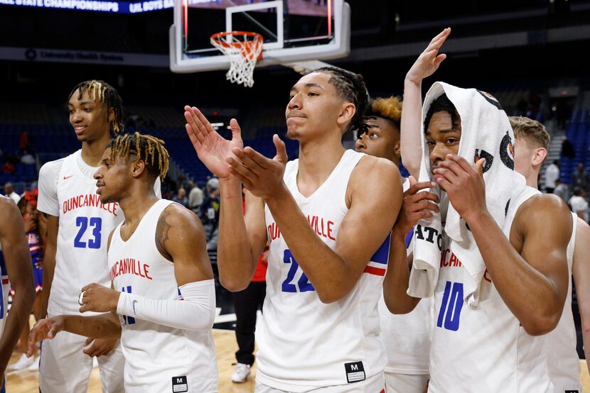 during the fourth quarter of a Class 6A state semifinal game at the Alamodome in San...