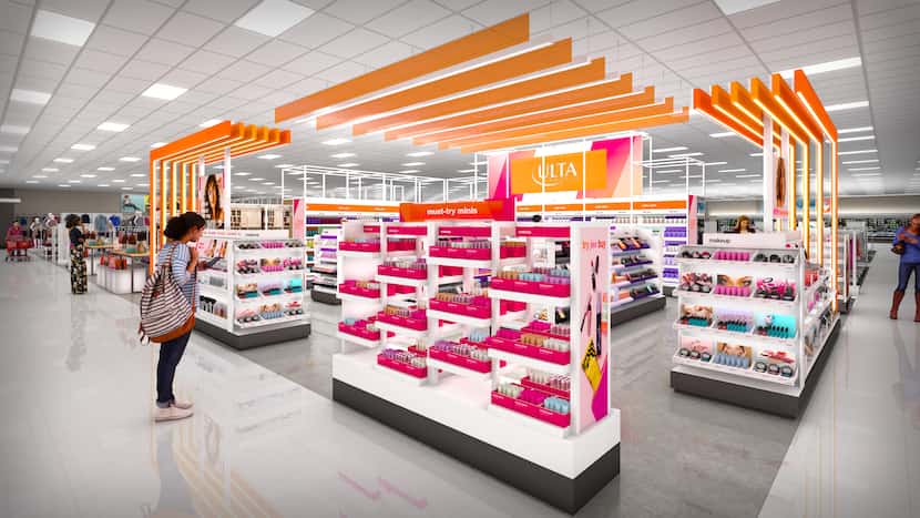 Ulta Beauty shops will start opening in Target stores in August.