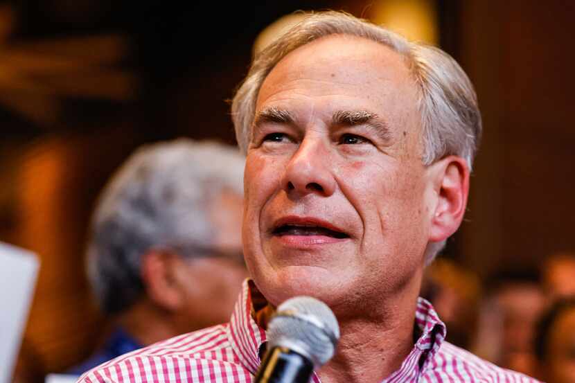 Texas Gov. Greg Abbott addressed the attendees during the 2022 Republican Party of Texas...