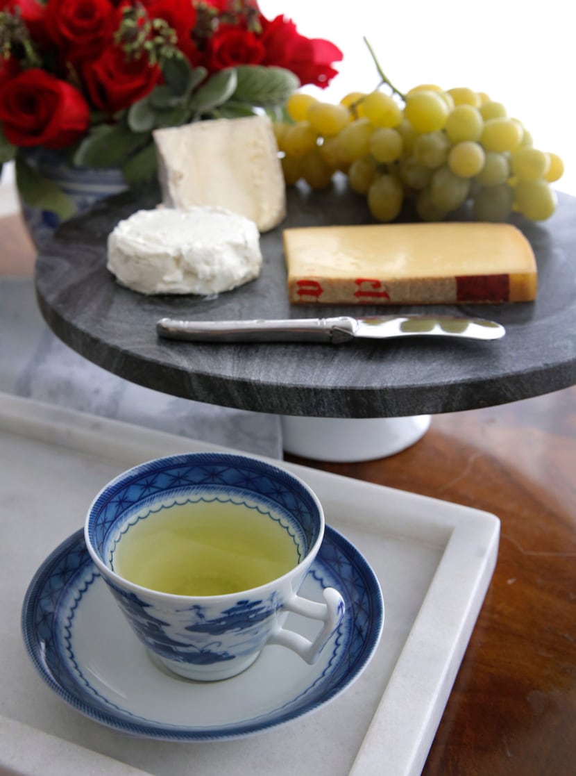Japanese green tea favors young, creamy cheeses