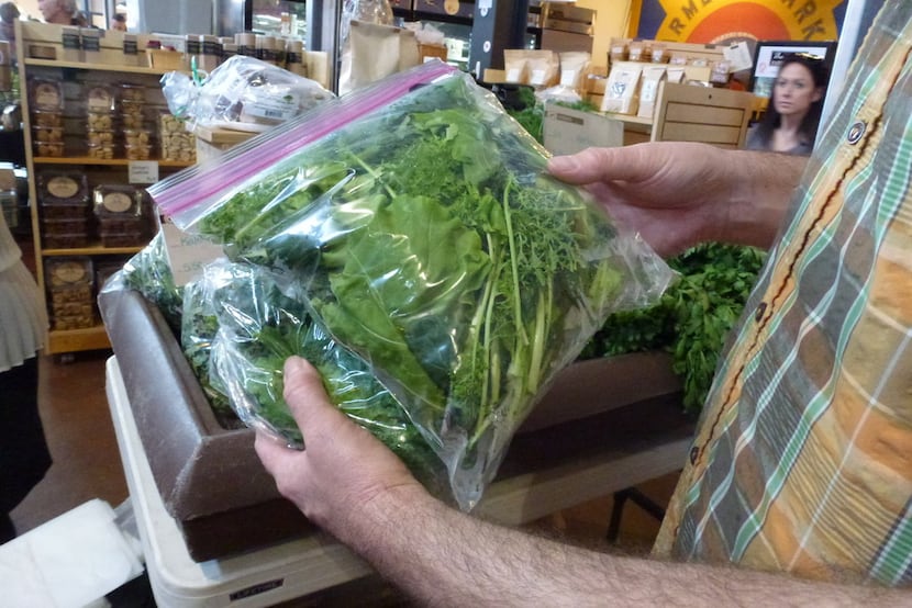 Market Provisions carries local produce seven days a week, including this field greens mix...