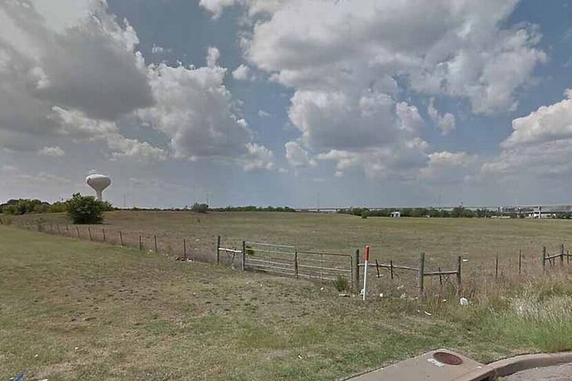 This undeveloped patch of Plano prairie is the future home of a Liberty Mutual insurance...