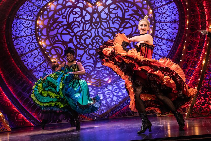 Adea Michelle Sessoms and Jennifer Wolfe in the North American Tour of "Moulin Rouge! The...