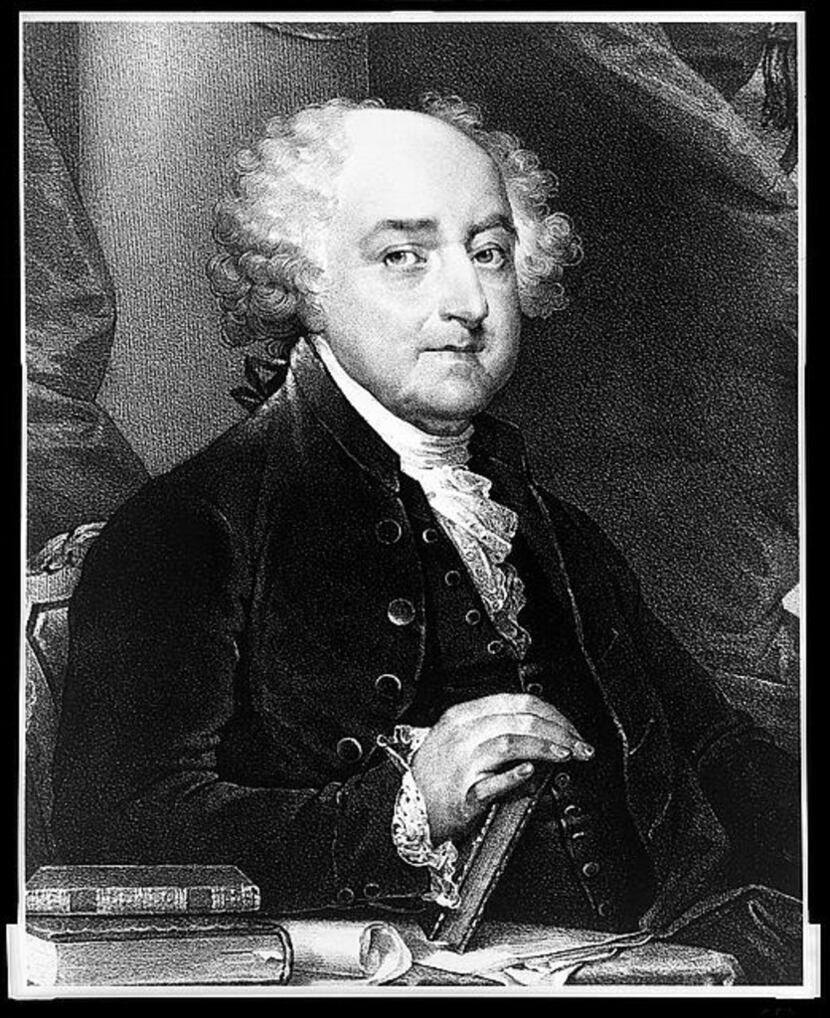 John Adams, the second president of the United States, 1797-1801