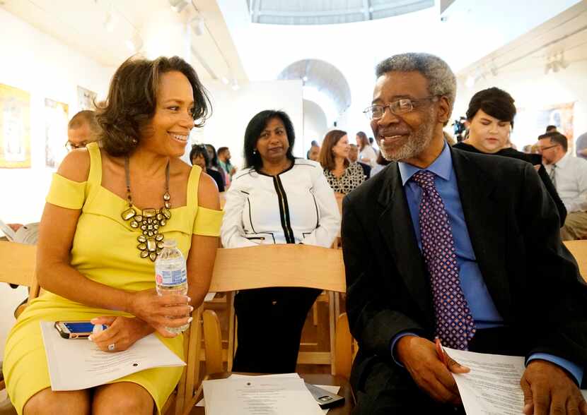 Gayle Jessup White and Dr. Harry Robinson Jr., president and CEO of the African American...