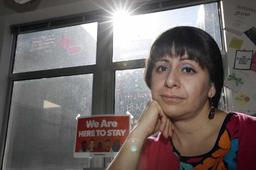 Julieta Garibay, directora de campaña de United We Dream, posa para una fotografía en su...