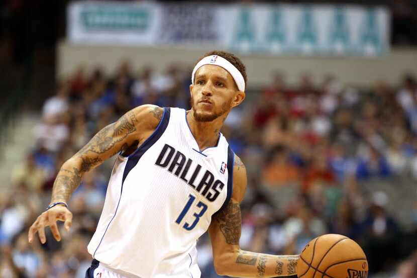 Dallas' Delonte West (13) is pictured during the Houston Rockets vs. Dallas Mavericks NBA...