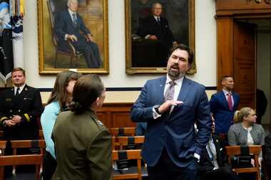 U.S. Rep. Morgan Luttrell (right), R-Magnolia, said he is driven by the thousands of annual...
