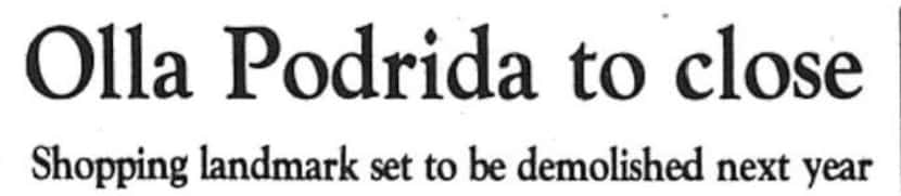 Headline published on July 22, 1994, in The Dallas Morning News.