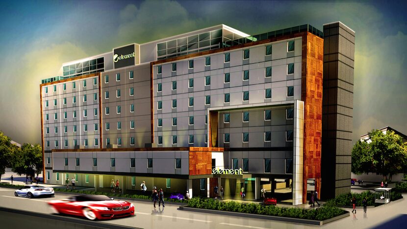  The remodeled building will house 151 hotel rooms. (Atlantic Hotels)