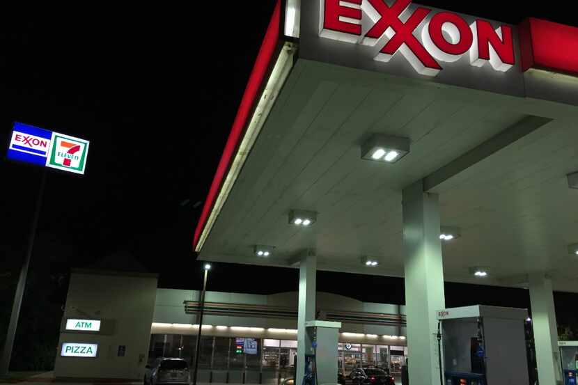 The Exxon/711 service station at the Hwy 67 and Danieldale Road exit in Duncanville, Texas.
