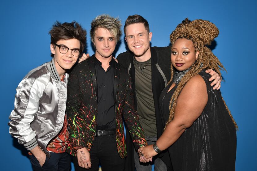 Sunnyvale's Dalton Rapatonni (second from left) is among the "American Idol" Top 4. He joins...