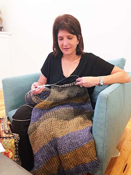 Diane Seimetz Duncan started knitting more than 30 years ago to give her something to do...