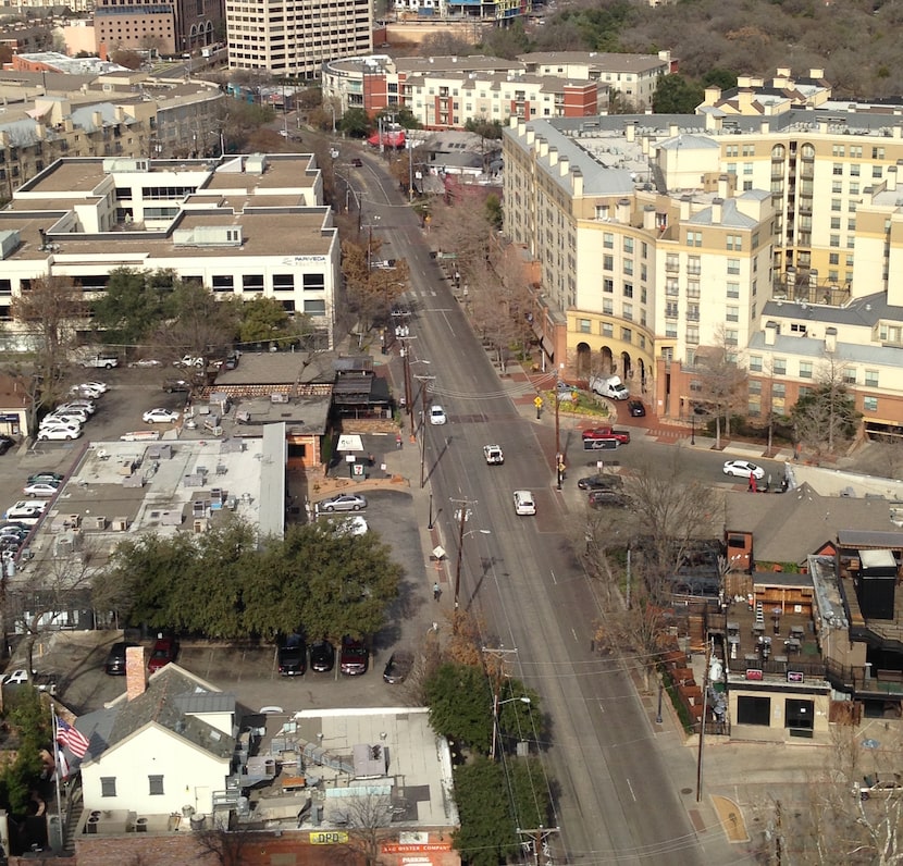 McKinney Avenue has seen a flurry of building construction during the last decade.