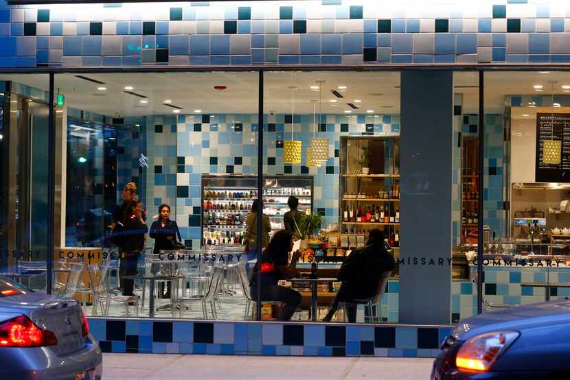 The tiles give The Commissary a distinctive look. 