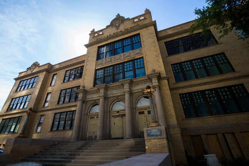  The 110-year-old former Dallas High School has been converted into office space.