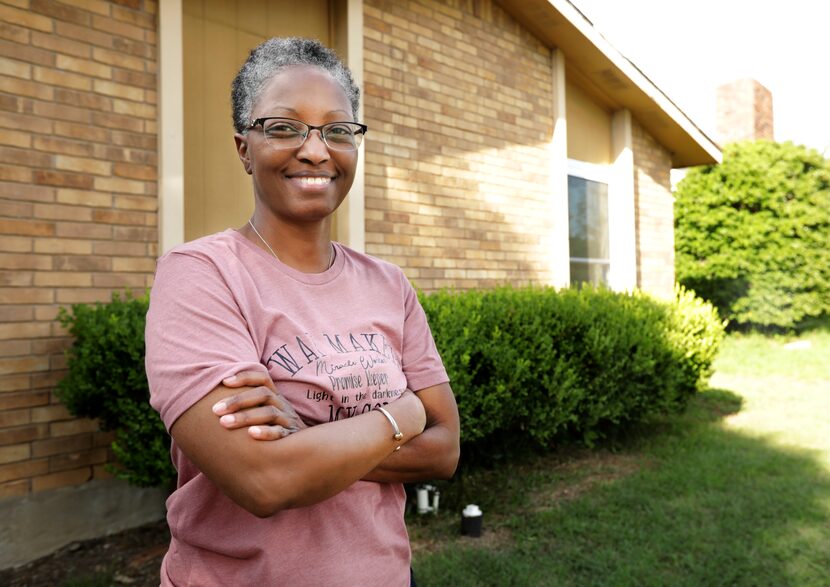 Bea Brown says breathing exercises and stretches allow her to refresh and refocus.