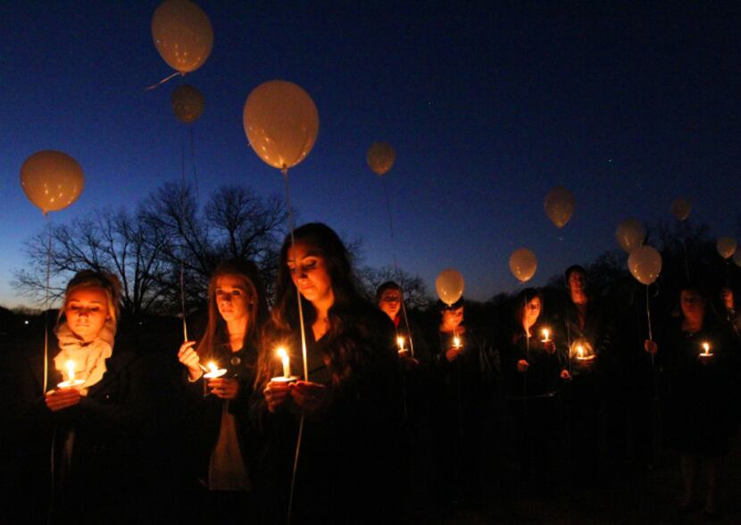 A candlelight memorial service was held at Parr Park in Grapevine a year ago for the...