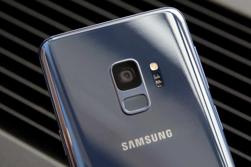 The Samsung Galaxy S9's fingerprint sensor  has moved below the camera lens.