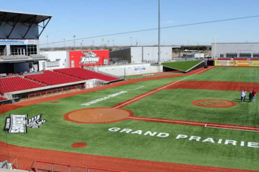 Grand Prairie's AirHogs Stadium is shown before it was remodeled to host Major League...