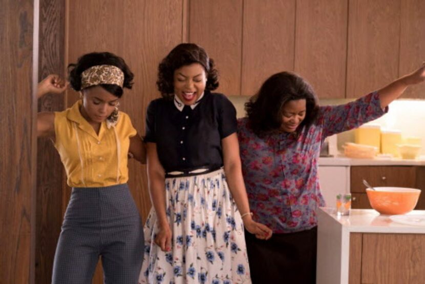 (L-r) Janelle Monae, Taraji P. Henson and Octavia Spencer in "Hidden Figures." Hopper Stone,...