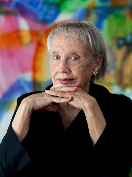 Artist Mary Vernon photographed in her Dallas studio on August 16, 2023.