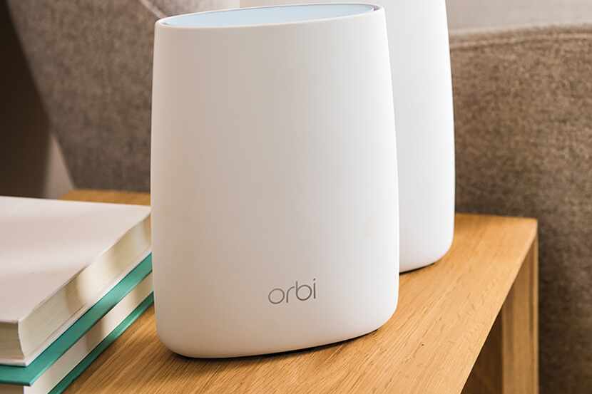 Netgear's Orbi RBK50  system uses a router and a satellite to blanket your home with strong,...