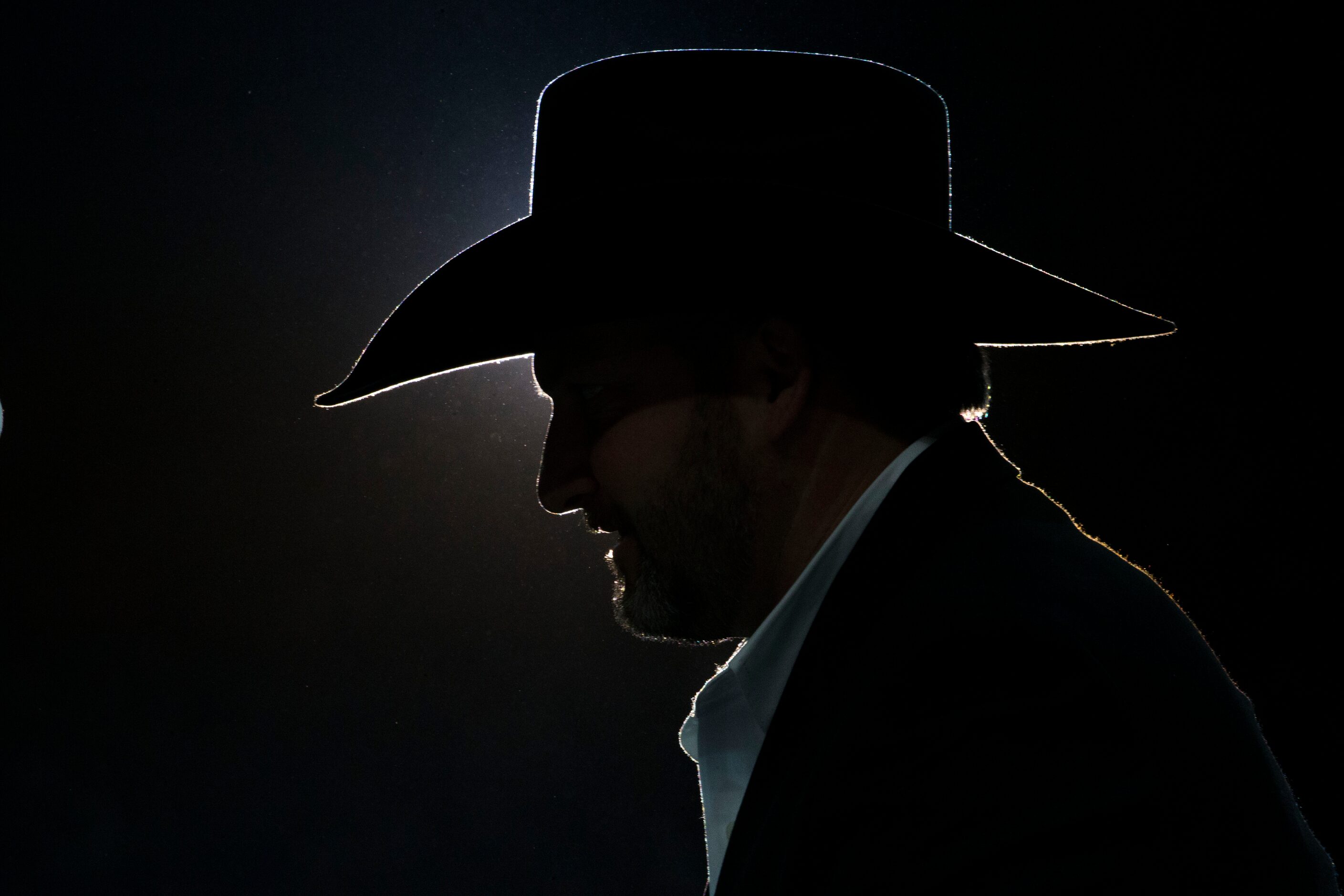 Rafe Nielsen with Browning was part of the group giving awards to winners a The American Rodeo.