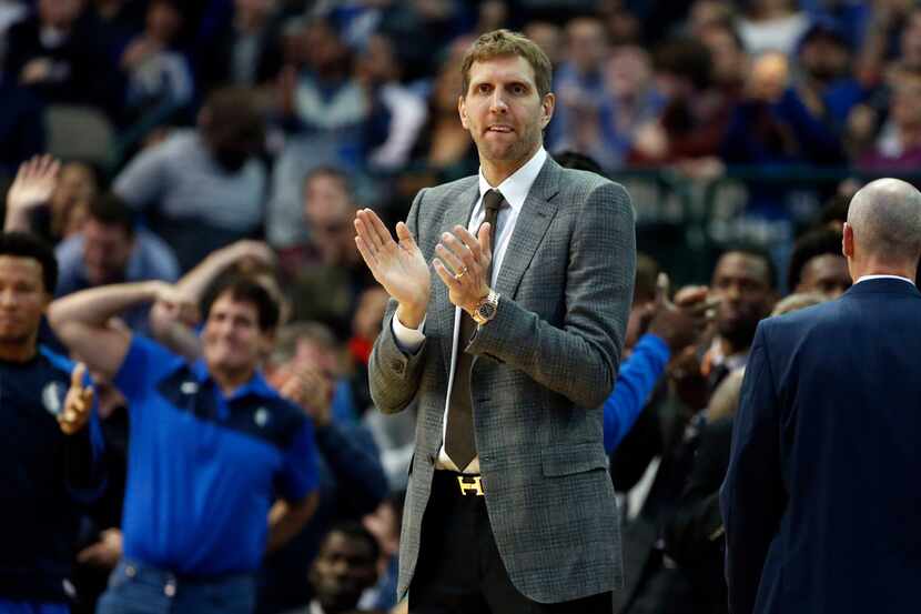 It looks like a good chance fans could see Dirk Nowitzki in something other than a suit on...
