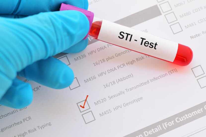 Muestra de sangre para determinar si contiene algún virus de una enfermedad sexual.(GETTY...