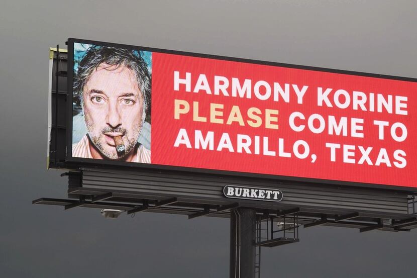Amarillo resident Hayden Pedigo recently put up billboards around town asking Hollywood...