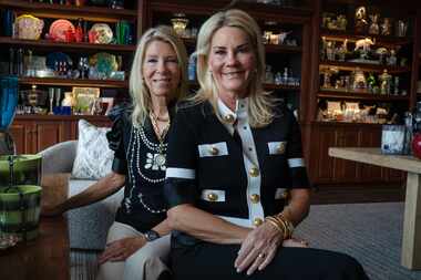 Kirsten Fitzgibbons (left) and Kelli Ford (right) in their new shop Madison, the luxury home...
