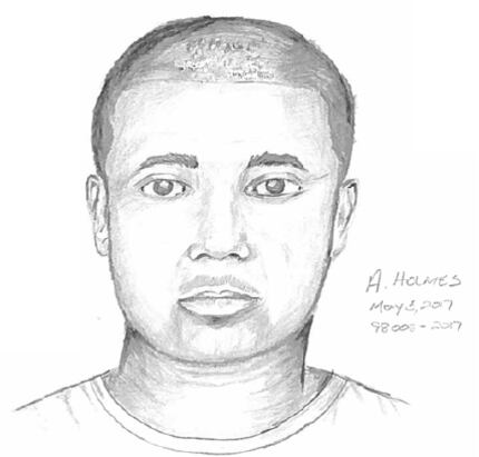 Police on Friday released a sketch of the suspect wanted in connection with the assault.