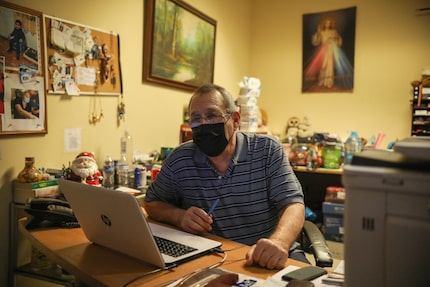 Jose Jaime Salinas, the shelter coordinator. 