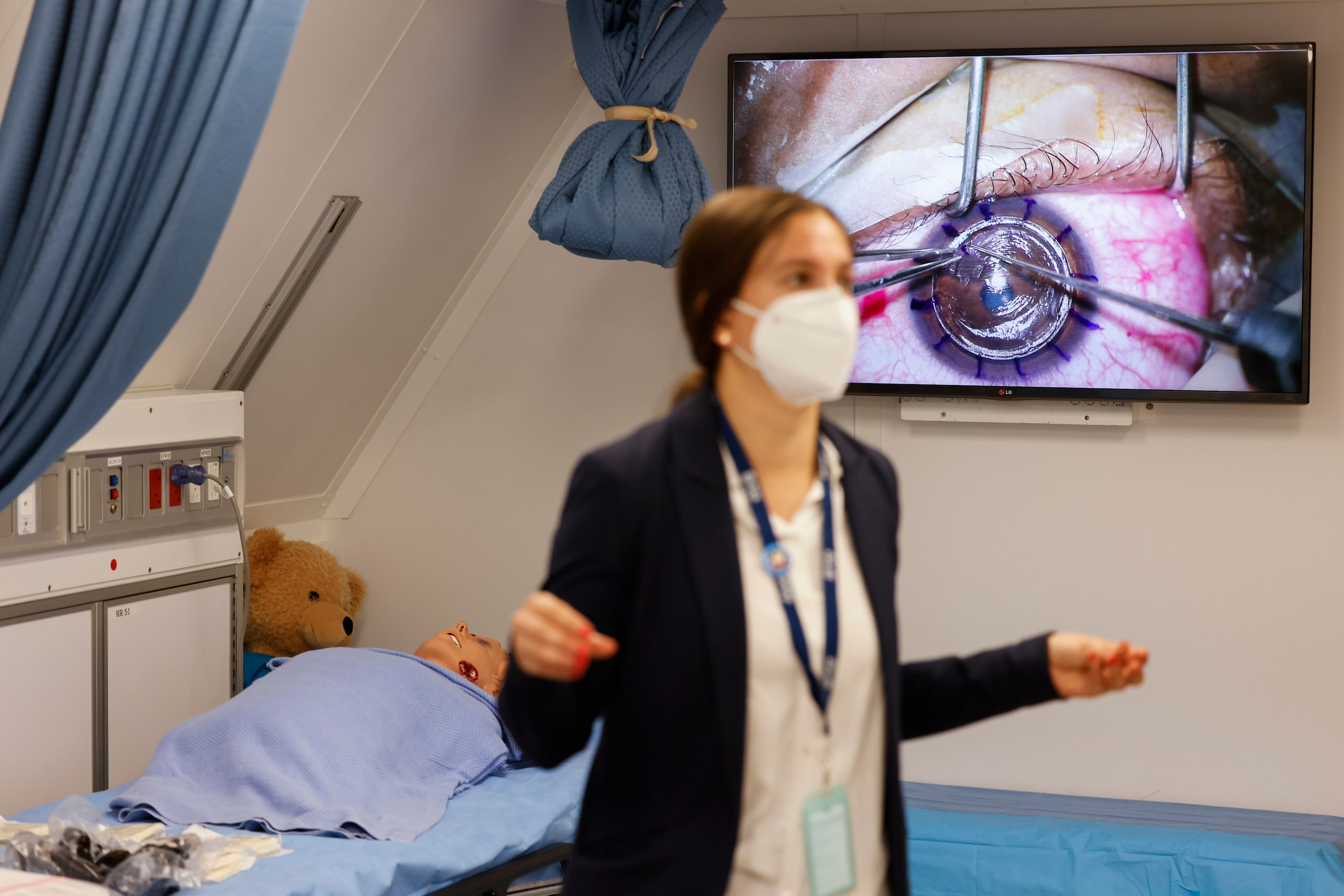 A video streaming of an actual cataract surgery performed inside the Orbis Flying Eye...