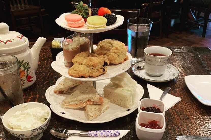 Pictured here is the tea service at The Londoner in Colleyville on July 27, 2019.