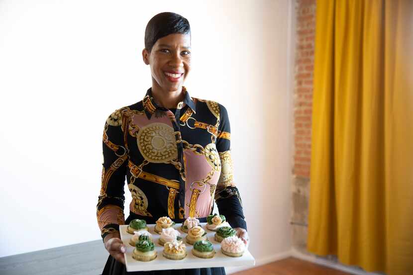 Ginger Taylor runs the Cupcake Experience in Dallas, Texas on Saturday, February 19, 2022. 
