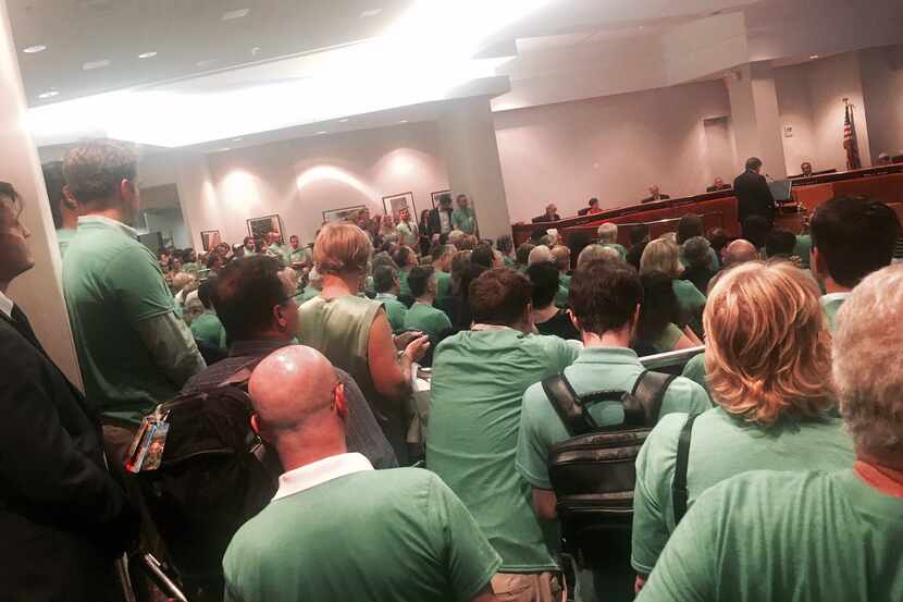 More than 200 people clad in green shirts with the slogan "#CanYouDigIt" showed up to DART...