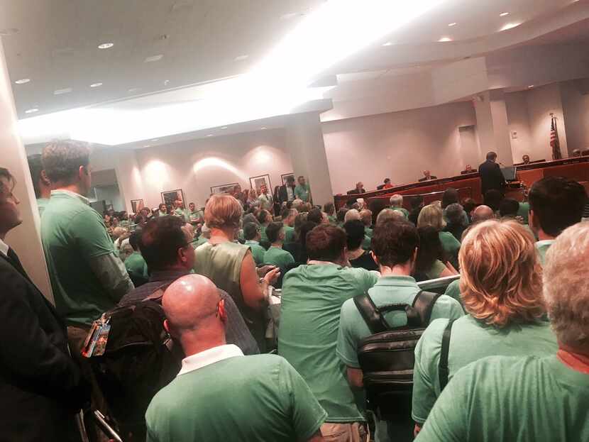 More than 200 people clad in green shirts with the slogan "#CanYouDigIt" showed up to DART...